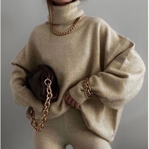 Zara wool and alpaca blend turtleneck sweater